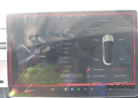 2025 Tesla Model 3 Long Range Rear-Wheel Drive from USA, damaged, VIN 5YJ3E1EA7SF891009